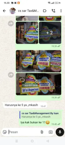 Testimonial Papan Bunga kuta utara