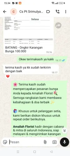 Testimonial Papan Bunga kuta utara